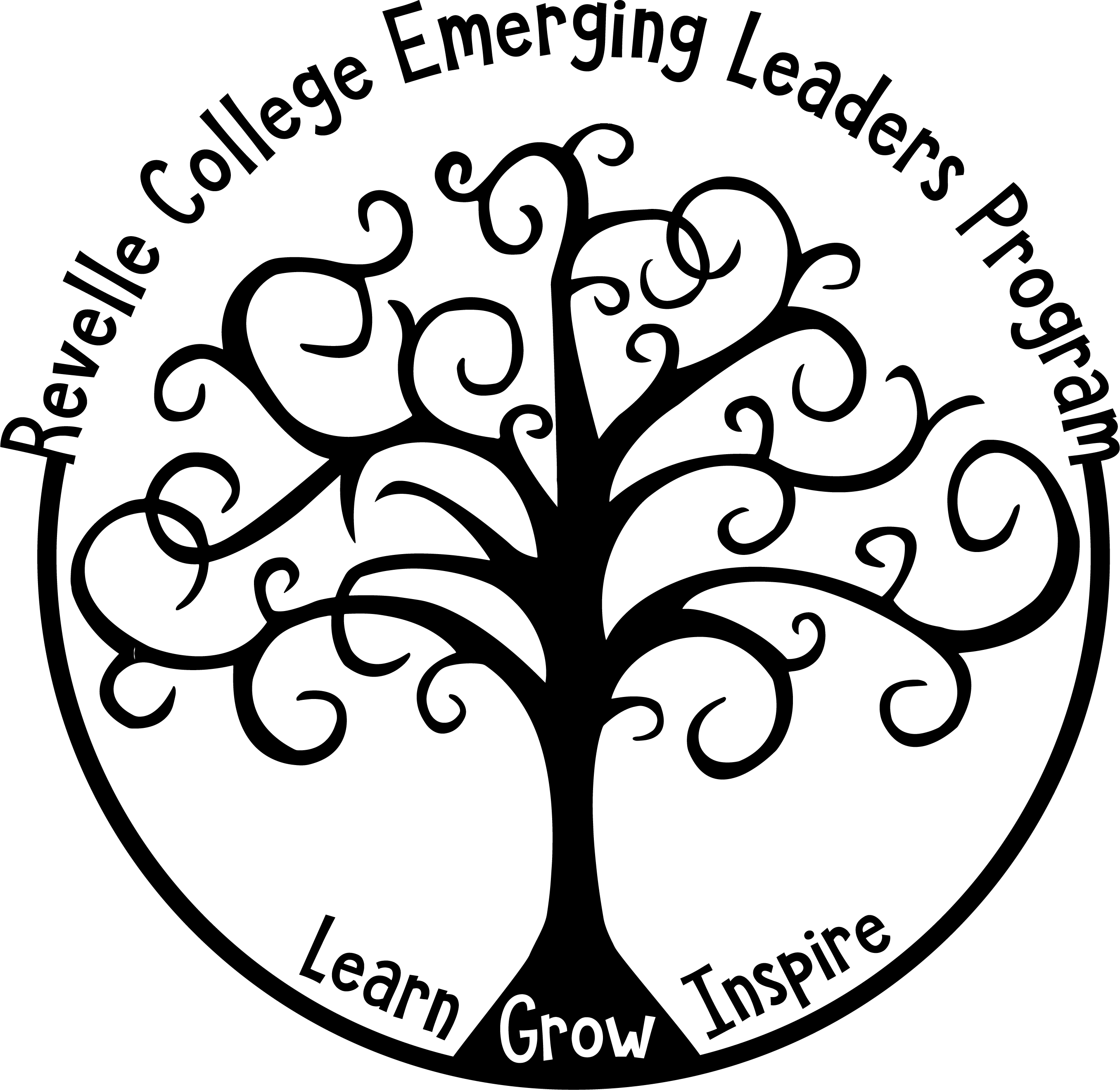 ELP tree logo with words learn grow inspire